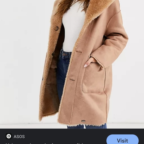 VINTAGE BERNARDO FAUX SUEDE TAN JACKET - Picture 15 of 15